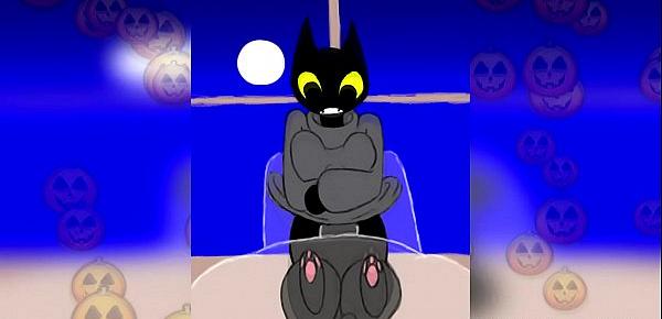  Furry Yiff Halloween animations compilation [HD]